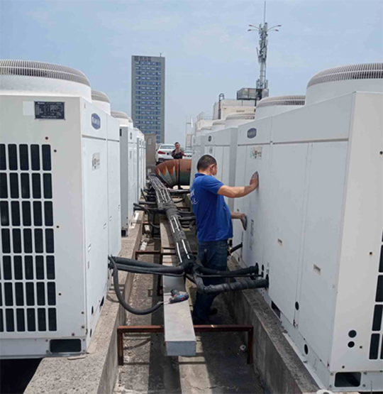 石家庄市中央空调制热和不制冷系统维修方法